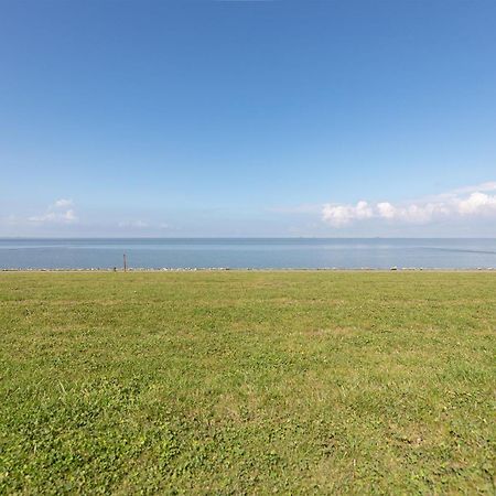Apartment N14 Direkt Am Nordseedeich Mit Blick Auf Den See Nordstrand Exterior foto